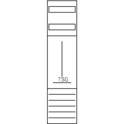 1St. Eaton 118831 ZSD-T17A1349 Zählerfeld, 1-feldrig, vorbereitet