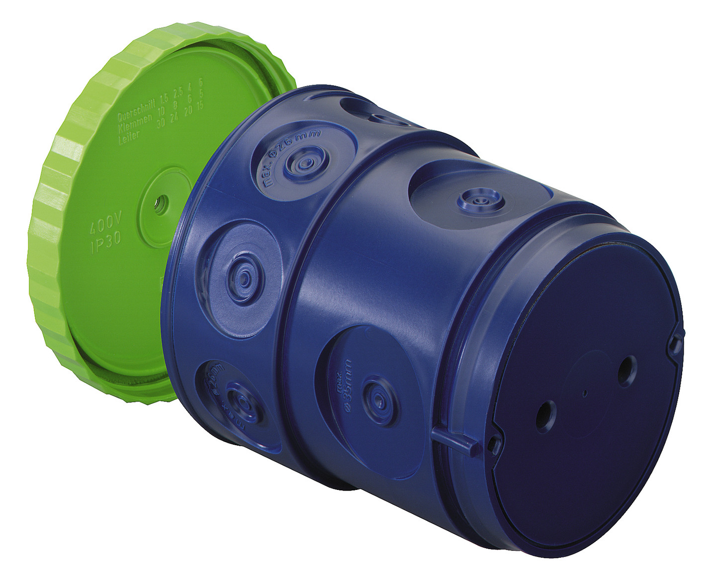 1St. Spelsberg 97371201 U 120 K GRO-2 Großrohrdose, 2-teilig