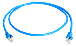 1St. Telegärtner L00006A0047 Patchkabel Cat.6A(IEC) MP8 FS 500 LSZH-25,0 m, blau