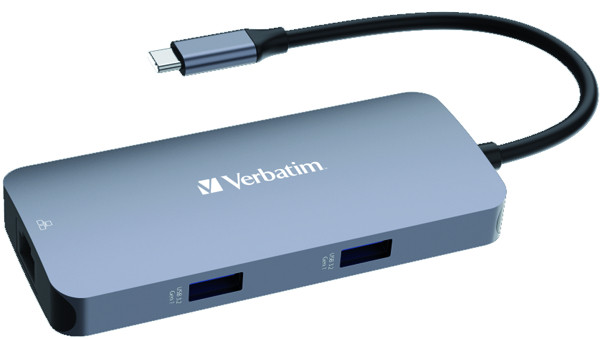 1St. VERBATIM 32150 Hub, Multiport, CMH-05, 2x USB 3.2-A, US 1St. VERBATIM 32150 Hub, Multiport, CMH-05, 2x USB 3.2-A, US