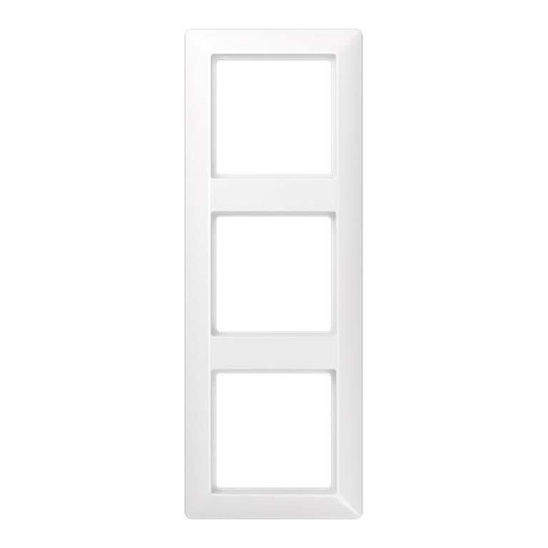 1St. Jung AS583BFWW Rahmen 3f. bruchsicher für waagerechte und senkrechte Kombination al AS 583 BF WW