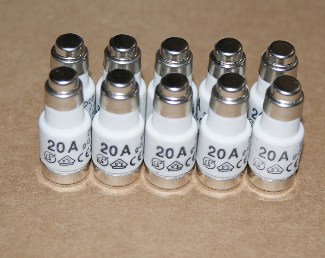 10St. Neozed Schmelzsicherung D02 20A xxlxx