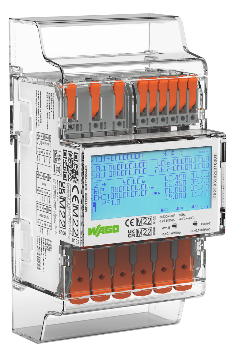 1St. Wago 879-3000 Energieverbrauchszaehler, für Direktanschluss
