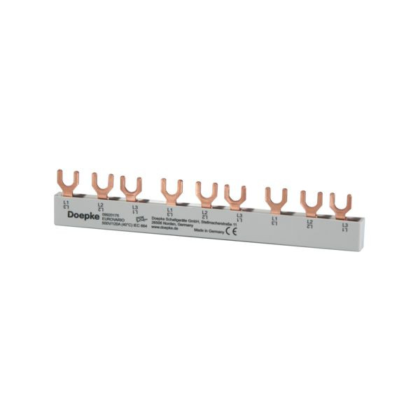 1St. DOEPKE Phasenschiene EV-S G 3.9.120 ** FI/LS 10qmm Gabel 3-pol 9TE 120A