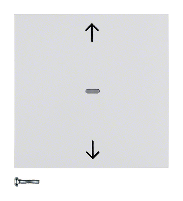1St. Berker 85241189 Jalousie-Taste S.1/B.3/B.7 polarweiß glänzend