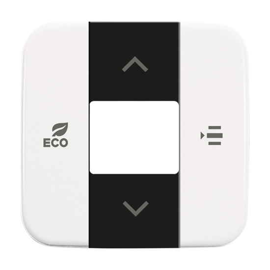 1St. Busch-Jaeger 6236-214 Zentralscheibe, für Fan Coil-Regler Busch-free@home alpinweiß