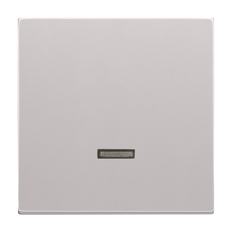 1St. Busch-Jaeger 6543-83-101 Bedienelement, mit Glimmlampe Busch-axcent alusilber