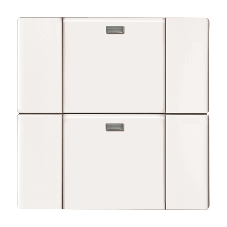 1St. Busch-Jaeger 6732-84 Wandsender WaveLINE, 2 Kanal carat studioweiß