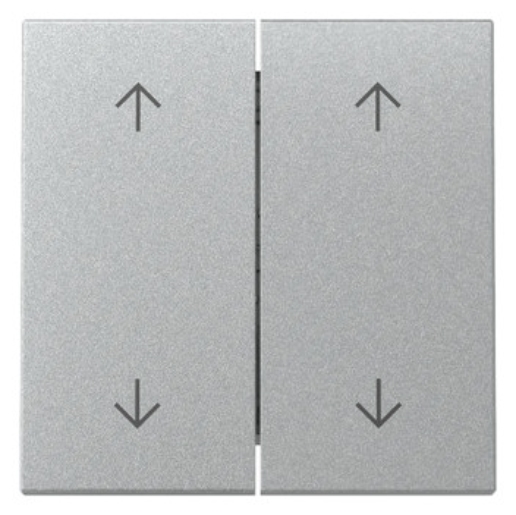 1St. Gira 329726 Wippe 2-fach Pfeile System 55 Farbe Alu