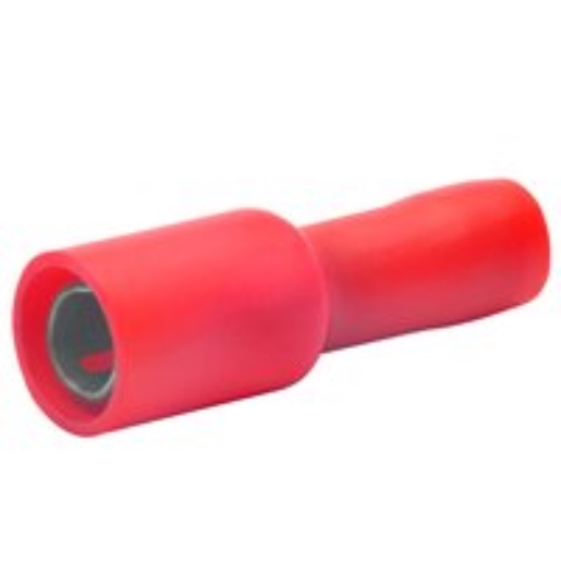 100St. Klauke 920 Rundsteckhülse isoliert 0,5qmm-1qmm Stecker D= 4mm Isolierhülse:PVC,