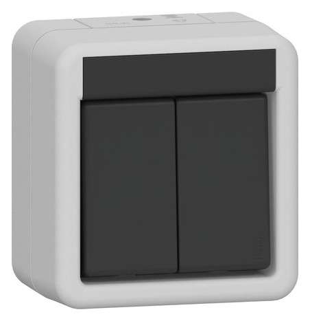 1St. Gira 310530 Wippschalter Serien WG AP Grau