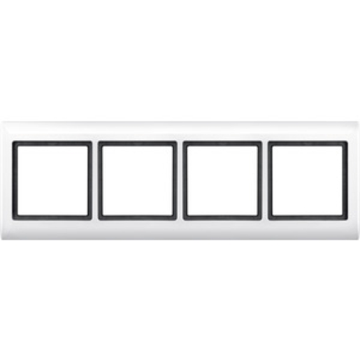1St. Merten 400419 AQUADESIGN-Rahmen, 4fach, polarweiß