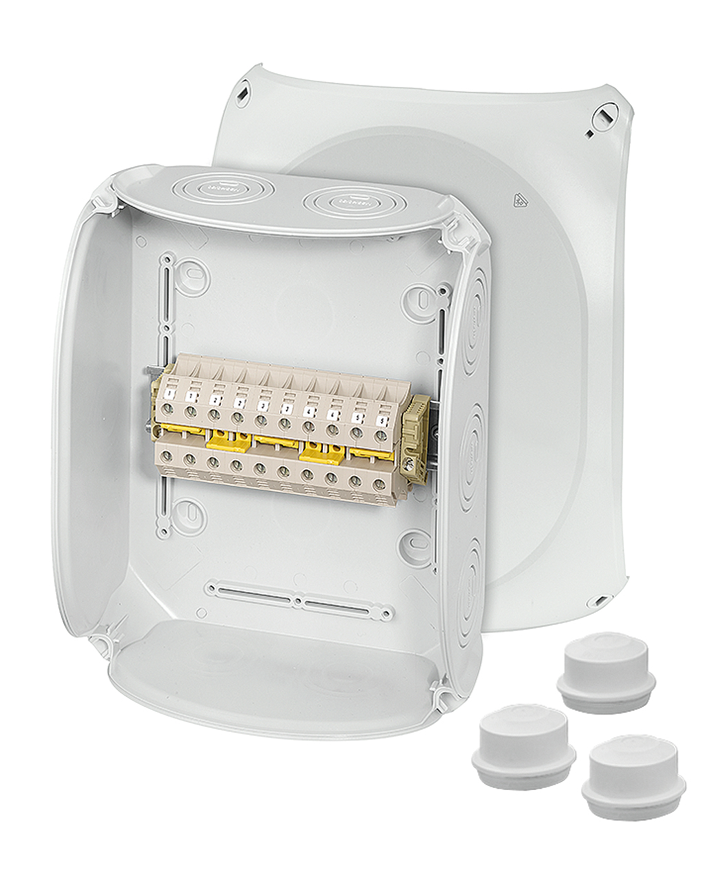 1St. Hensel DK 2516 A Kabelabzweigkasten 6-16 qmm 3phasig, 5pol. Klemme 62000166 DK2516A
