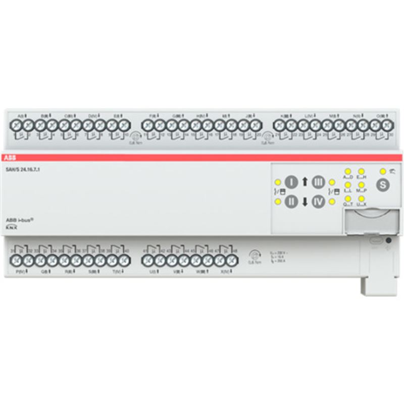 1St. ABB SAH/S24.16.7.1 Schalt-/Jalousieaktor, 24fach, 16 A, REG 2CDG110252R0011