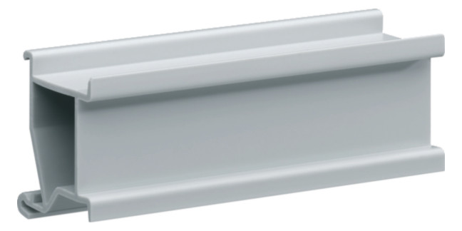 1St. Hager HYA036H DIN-Schienenerhöhung für Modulargeräte