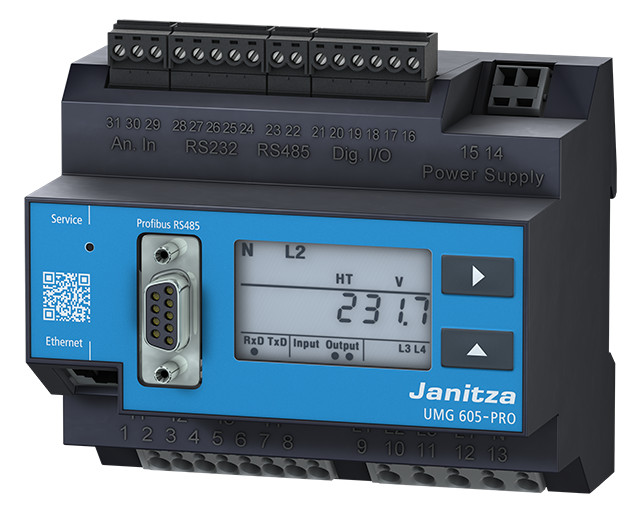 1St. Janitza Spannungs- UMG 605-PRO 230V (UL) qualitätsanalysator Hutschiene 5216227
