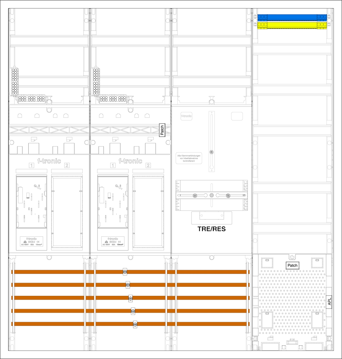 1St. F-Tronic EHZ742TAPZODS EHZ742TAPZODS, 2 ZP,2 R, 1 TRE, 1 VAPZ inkl. APL,2 PPV,1 PL150 7195901