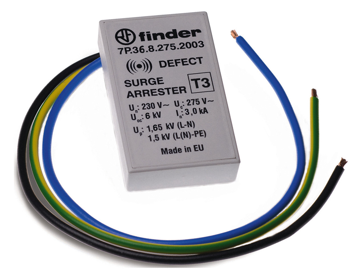 1St. Finder 7P.36.8.275.2003 Überspannungsableiter Typ 3