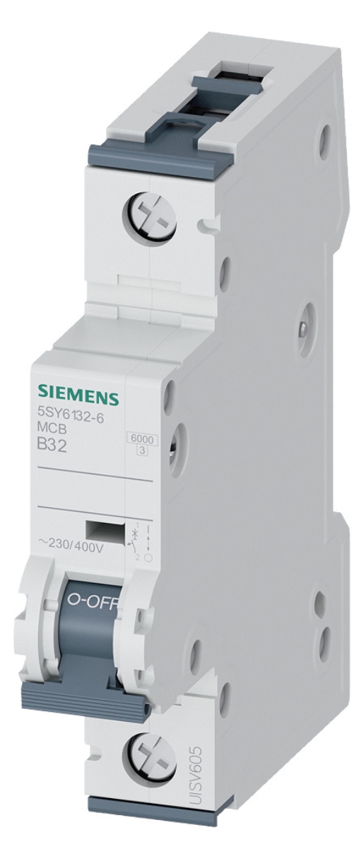 1St. Siemens 5SY6132-6 Leitungsschutzschalter 230/400V 6kA, 1P B 32A