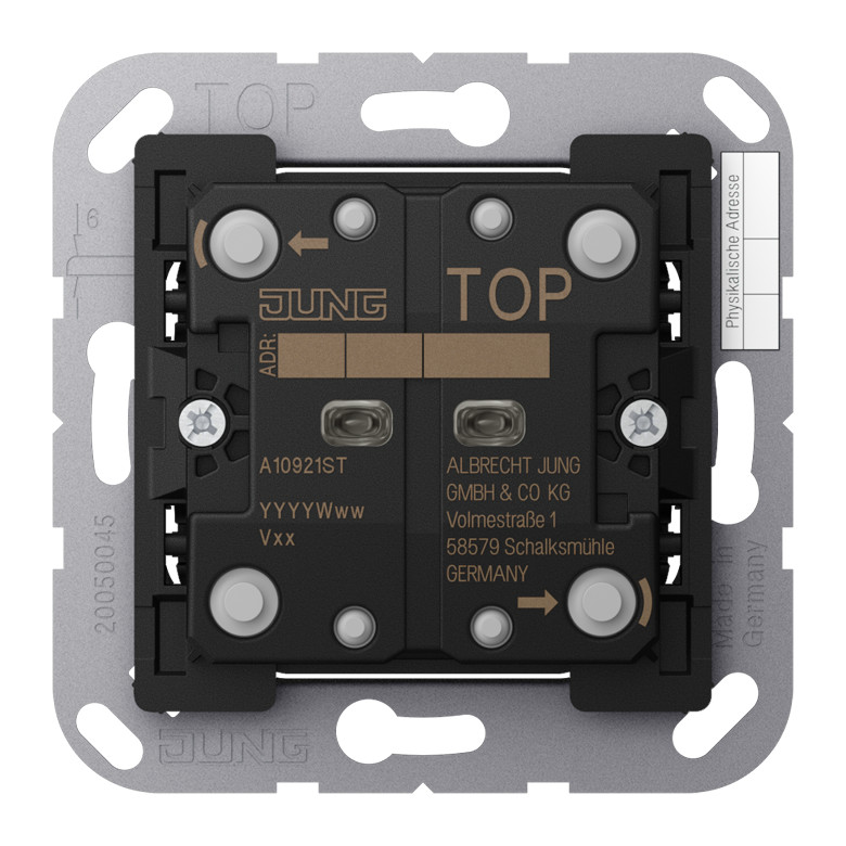 1St. Jung A10921ST KNX Taster Universal, 2fach, Serie AS/A A 10921 ST