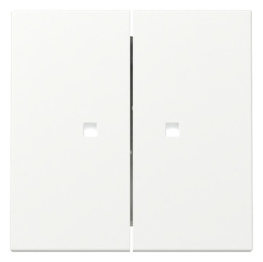 1St. Gira 363127 Wippe 2-fach Kontrollfenster System 55 reinweiß seidenmatt