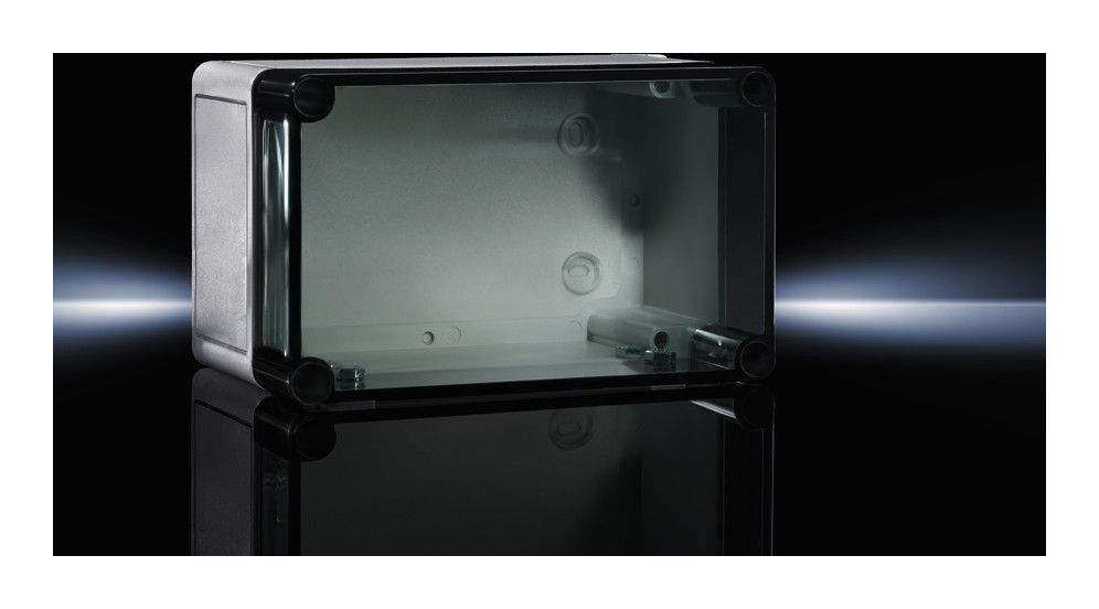 1St. Rittal PK 9524.100 Klemmengehäuse aus Polycarbonat, IP 66 mit transparentem Deckel, PK 95 9524100