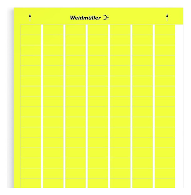 1St. WEIDMUEL LM MT300 25.4/12.7 G Gerätemarkierung, Breite: 25.4 mm, Polye