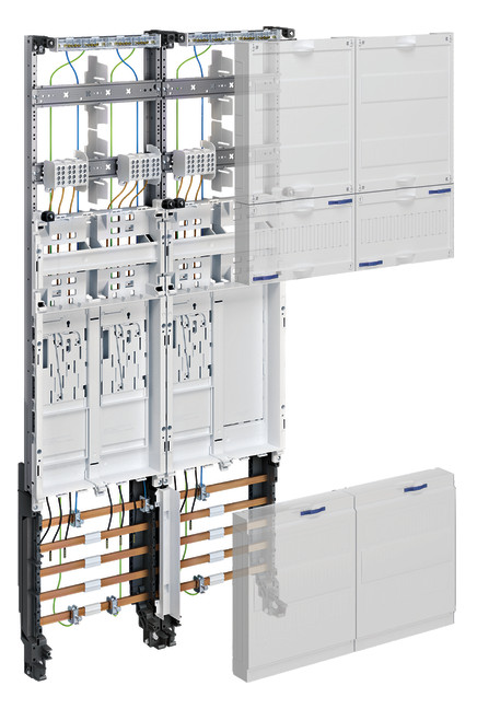 1St. Hager ZK3EN28 KF, univ.Z, 3ZP, BKE-I, H=1050mm, 2-feldig