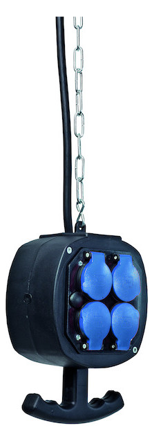 1St. Protec.class PHV8S Hängeverteiler 8x Steckdose IP44