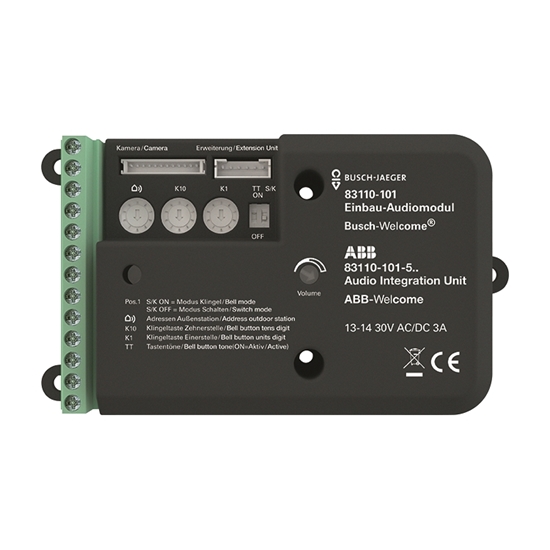1St. Busch-Jaeger 83110-101 Einbau-Audiomodul Busch-WElcome (2-Draht-System)
