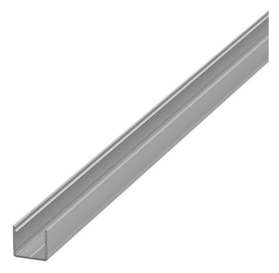 1St.Brumberg 53381261 BB-Anbauprofil, hoch, alu eloxiert