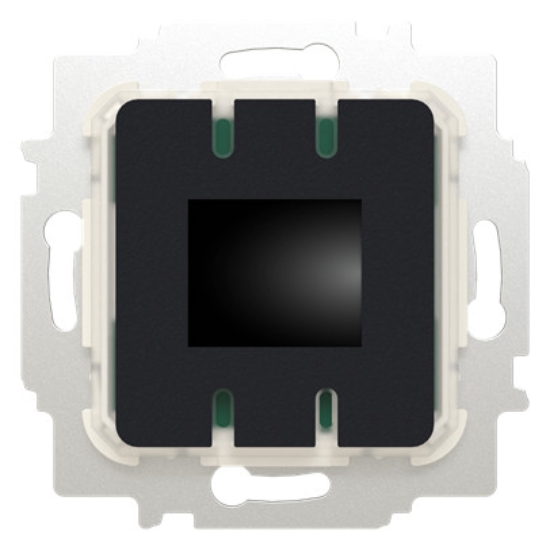 1St. Busch-Jaeger 62842 U-WL El. Raumtemperaturregler-Einsatz mit Display, mit optionalem Fernfühler mit Sollwert-Anzeige, Timer und Fernbedienung, mit Touchbedienung 230 V AC 2CKA006800A3116