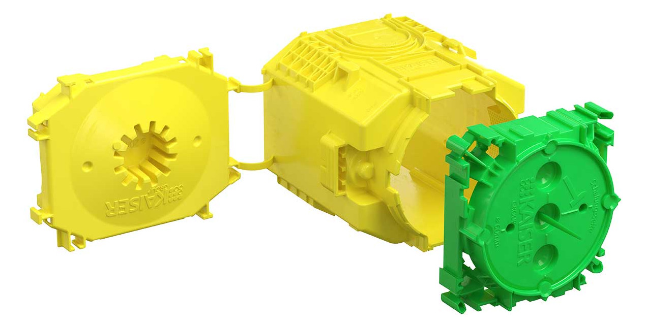 1St. KAISER 1260-01 Betonbau, B Großrohr-Dose 2-teilig 1St. Kaiser 1260-01 Betonbau, B Großrohr-Dose 2-teilig