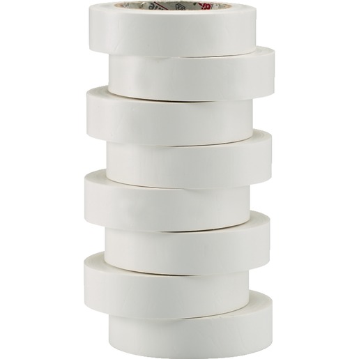 80m Bizline BIZ 350060 8 Isolierbänder Weiss 10 m Preis per Pa