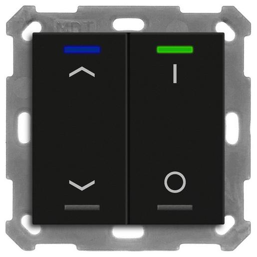 1St. MDT BE-TAL55T206.C1 KNX Taster Light 55 2-fach, RGBW