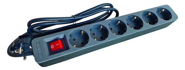 1St. Protec.class PTSDS 6G/S PTSDS 6g/s 6f mit Schalter grau/schwarz