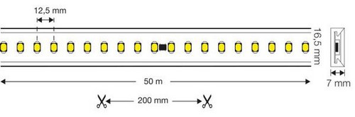 1St. THE LIGHT GROUP TLG-0351 TLG-0351 LED-Lichtband 4000K 230VDim 10m 1St. THE LIGHT GROUP TLG-0351 TLG-0351 LED-Lichtband 4000K 230VDim 10m