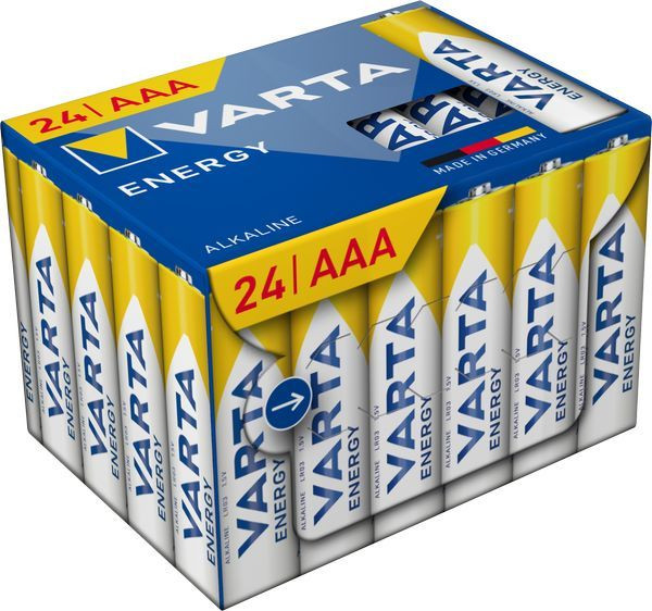 1St. Varta 4103 Batterien Energy Micro AAA Cube 24 St