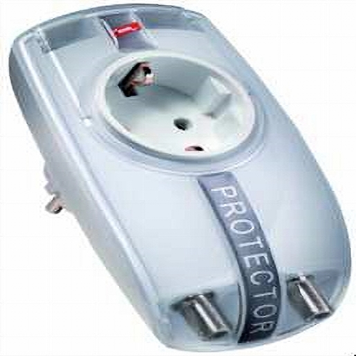 1St. Dehn 909300 Überspannungsableiter Dehnprotector Kombiadapter für Energie- und Antennenseite DPRO 230 TV