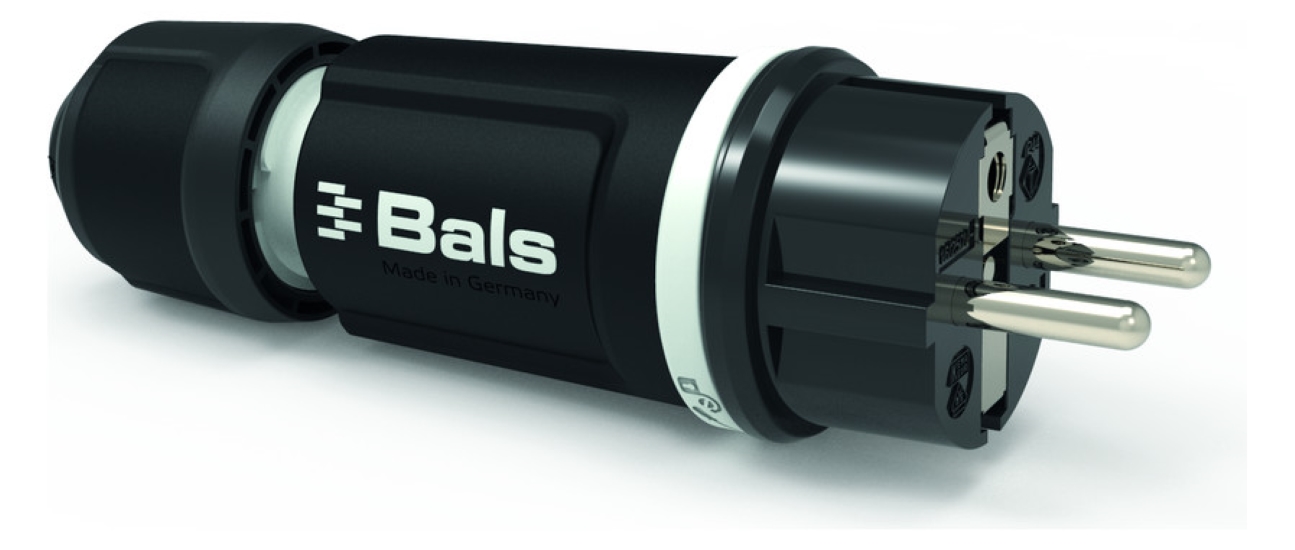 1St. Bals 7371-1 Schutzkontakt-Stecker 16A 3p 250V IP54