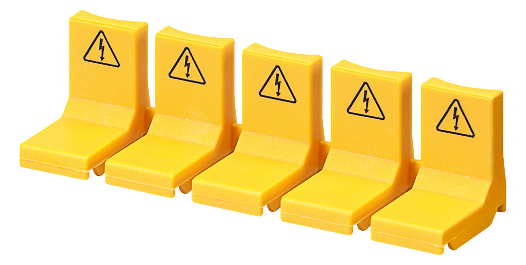 10St. Siemens 5ST3655 Berührungsschutz für freie Anschlüsse gelb