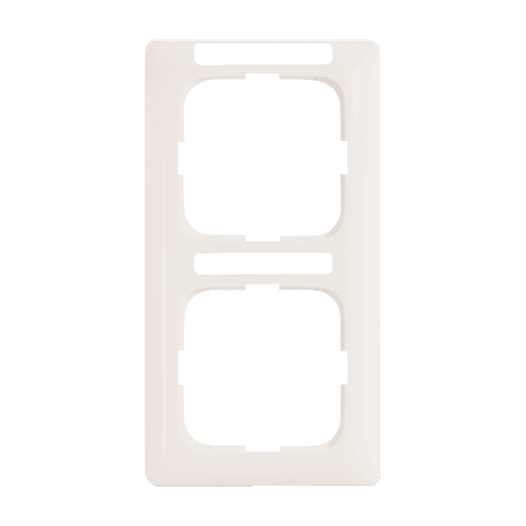 1St. Busch-Jaeger 1722 NSKA-214 mit Beschriftungsfeld, 2-fach Rahmen Reflex SI alpinweiß 1St. Busch-Jaeger 1722 NSKA-214 mit Beschriftungsfeld, 2-fach Rahmen Reflex SI alpinweiß