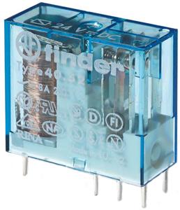 1St. Finder 405290245000 Relais mit Steck- und Printanschlüssen, 2 Wechsler für 8 A hartvergoldet, Spule 24 V DC 40.52.9.024.5000 1St. Finder 405290240000 Steck/Printrelais, Spule 24V DC, 2 Wechsler, 405290240000 40.52.9.024.0000