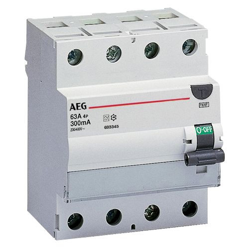 1St. AEG FI-Schalter FP A 4 25/030 4X25A/0,03 603406 AEG