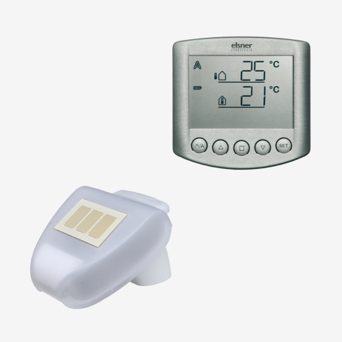 1St. Elsner Solexa Beschattungssteuerung 10131 perldunkelgrau matt gebürstet