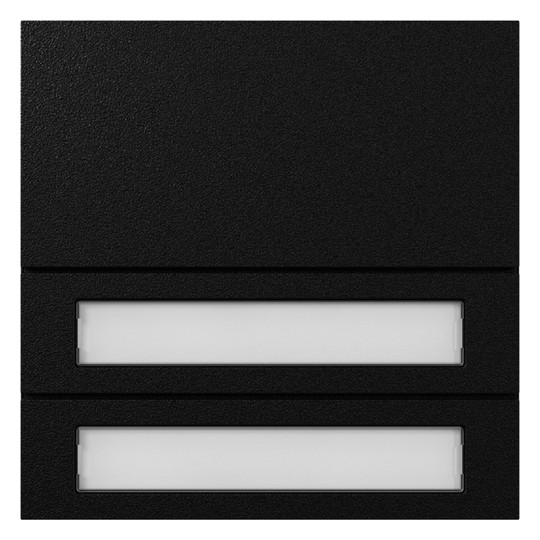 1St. Gira 5532925 Ruftastenmodul 2f System 106 Schwarz m