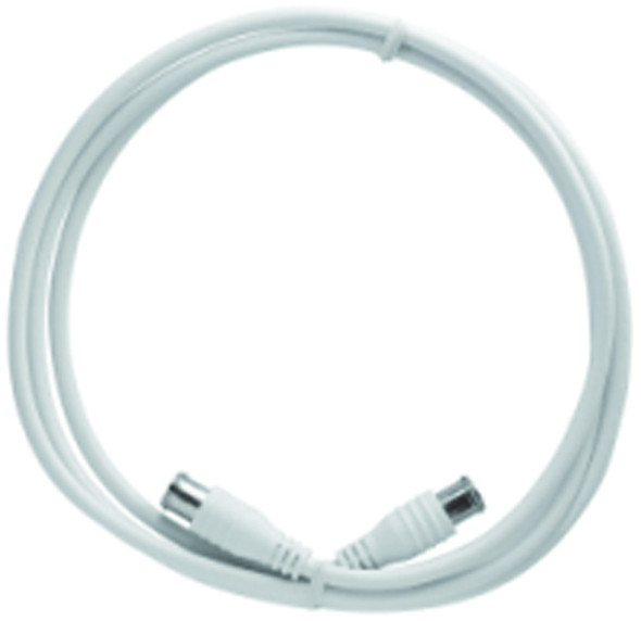 1St. AXING F Quickfix-Kabel SAK 251-00 gerade Stecker, doppelt geschirmt