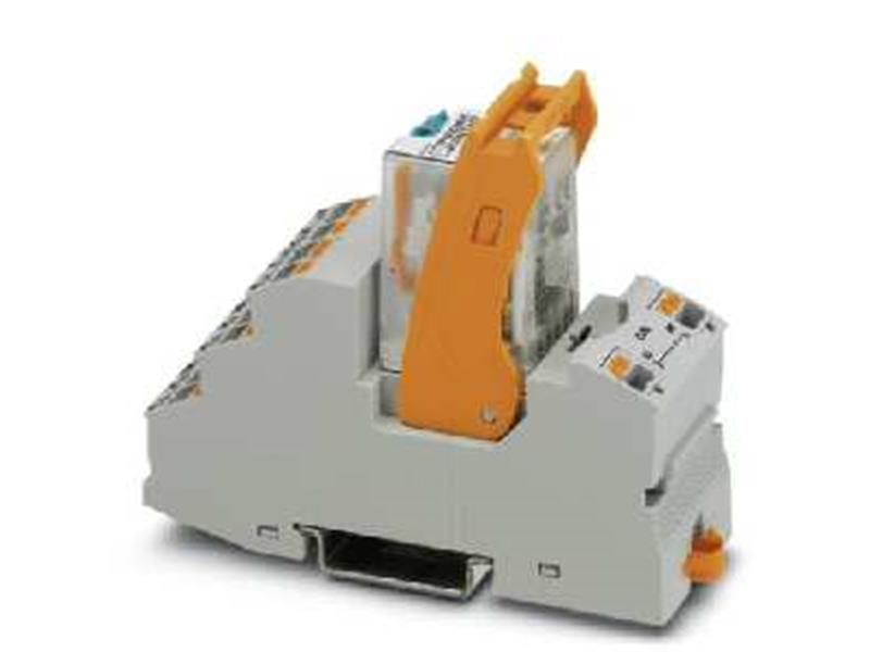 1St. Phoenix RIF-2-RPT-LDP-24DC/4X21 Vormontiertes Relaismodul mit Push-in-Anschluss bestehend aus: Relaissockel