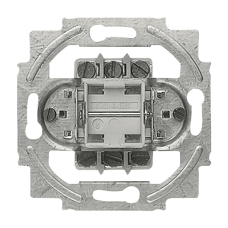 1St. Busch-Jaeger 2000/6/2 US Wippschalter-Einsatz, 2-polig, Aus- und Wechselschaltung