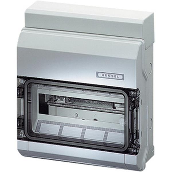 1St. Hensel KV PC 9112 KV 90-Automatengehäuse Polycarbonat 12 Teilungseinheiten (12x18 mm), IP 65 61001104 KVPC9112